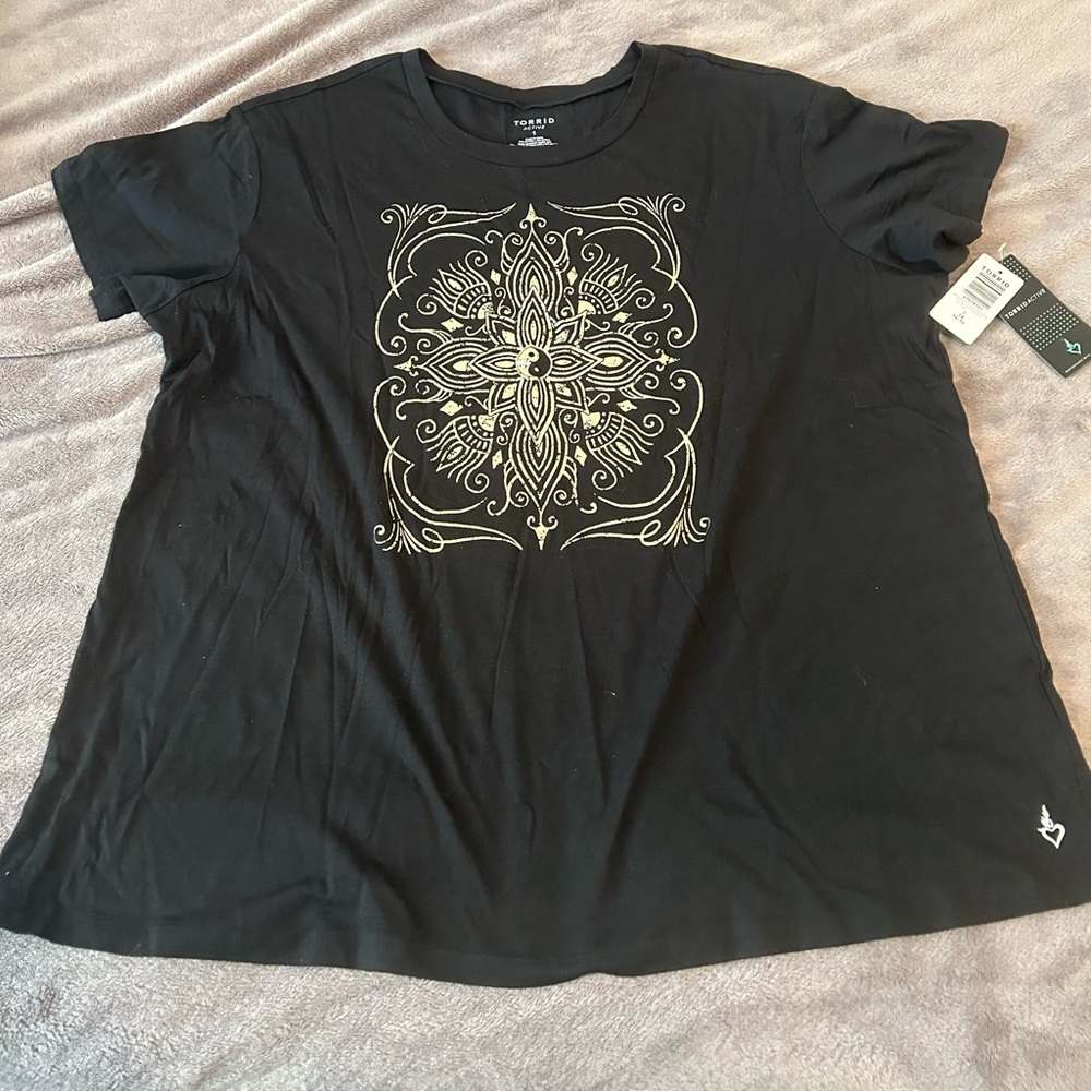 Torrid Black Activewear Top